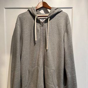 REIGNING CHAMP Slim-Fit Mélange Loopback Cotton-Jersey Zip-Up Hoodie